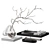 Elegant Living Room Decor Set 3D model small image 4