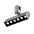 Apriori Aluminum LED Track Light 3D model small image 2