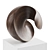 Wave 44 Wood Sculpture Art 3D model small image 3
