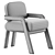 Elodie Dining Chair - Modern Design 3D model small image 4