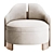 Luxury PI Chair Legacy Seating 3D model small image 3
