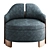 Luxury PI Chair Legacy Seating 3D model small image 4