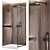 Frameless Shower Enclosure Kit 3D model small image 1