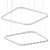 GEOMETRIC SQUARE Pendant Light 3D model small image 3