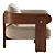 Modern Delano Armchair Design 3D model small image 3