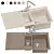 BLANCO ADIRA Sink Set & Faucet 3D model small image 7