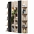 Versatile Modular Bookcase Cabinet 3D model small image 2