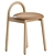 Sleek Bobby Low Stool Design 3D model small image 1