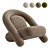 Modern BUN Armchair: 3D Model 3D model small image 3