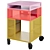 IKEA Rolling Storage Cabinet 3D model small image 2