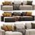 Modern Kaye Sectional Sofa Design 3D model small image 7