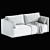 Ford 2 Seater Sofa Model 3D model small image 4