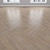 Oak Parquet Flooring Modules 3D model small image 3