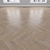 Oak Parquet Flooring Modules 3D model small image 4