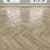 Oak Parquet Bundle: Linear, Chevron, Herringbone 3D model small image 3