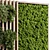 Wooden Vertical Garden Wall Decor 3D model small image 5