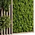 Wooden Vertical Garden Wall Decor 3D model small image 6