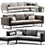 Modern 8 Sofa by Cassina 3D model small image 1