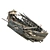 Vintage Wooden Boat 3D model small image 4