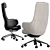 Modern Executive Office Chair Model 3D model small image 3