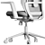 Premium Office Chair 3D Model 3D model small image 4