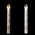 Elegant Crystal Pendant Lighting 3D model small image 2