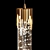 Elegant Crystal Pendant Lighting 3D model small image 3