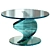 Elegant Ariel Glass Coffee Table 3D model small image 2