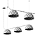 Luxury Terracotta Pendant Lamp with Designer Touch 3D model small image 3