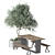 Urban 2015 Furniture Set 3D model small image 1