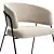 Elegant Balia Connudia Chair Design 3D model small image 2