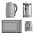 Kitchen Appliance Bundle: Anova, Muller, Ratio, Smeg 3D model small image 6