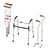 Rehabilitation Set - Crutches, Walkers 3D model small image 3