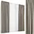 Fabric Curtain and Voile Set 3D model small image 5