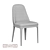 Customizable Velvet Dining Chair 3D model small image 4