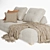 Natural Rattan Crosby Sofa 3D model small image 4