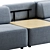 Inclass Entropy Modular Sofa 3D model small image 4