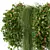 Outdoor Hanging Plant Set Display 3D model small image 2