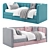 Dual Crib with Customizable Bedrails 3D model small image 4