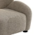 Elegant Velvet Accent Chair 3D model small image 4