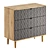 Denver Grey Chest of Drawers 3D model small image 1