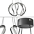 Sleek Euphoria LED Pendant Light 3D model small image 5