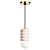 Elegant Bibi Pendant Light Fixture 3D model small image 1