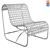 Palm Springs Chair - Customizable Texture 3D model small image 1