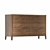 Parisian Chic Eight-Drawer Oak Chest 3D model small image 3