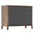 Parisian Chic 5-Drawer Chest 3D model small image 5