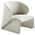 Contemporary Narinari Armchair, B&B Italia 3D model small image 2