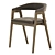 Elegant Trevor Chair and Homary Table 3D model small image 4