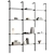 Modern Shelving with Decorative Objects 3D model small image 1