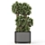 Palm Tree Plant Metal Pot 3D model small image 6